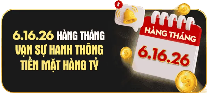 Thưởng sinh nhật và VIP 6789bet