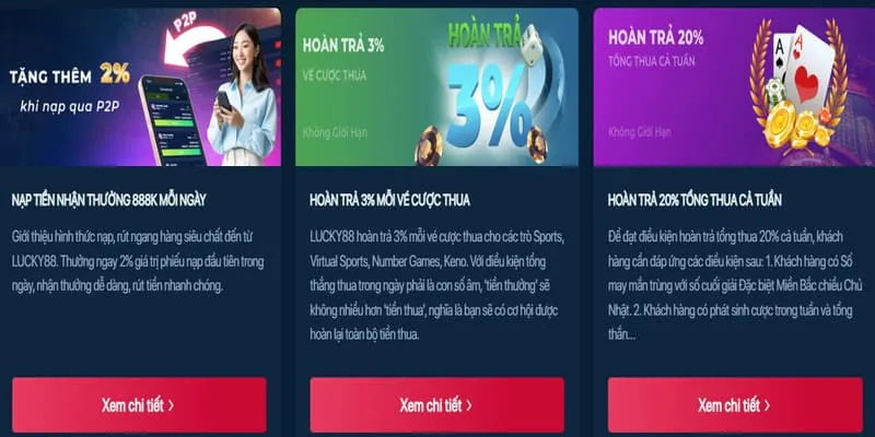 Sự kiện sòng bạc 6789bet hấp dẫn